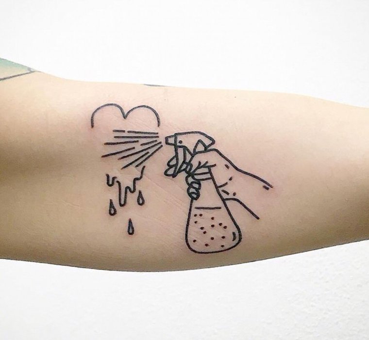 Татуировки для девочек подростков: маленькие и милые (64 фото) 51 Милые тату