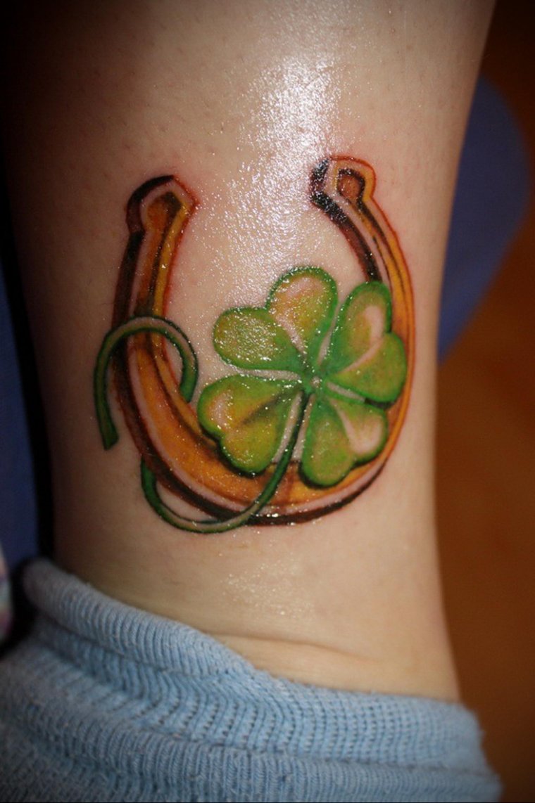 Татуировки приносящие удачу и богатство для девушек (49 фото) 30 Тату Климовой Клевер