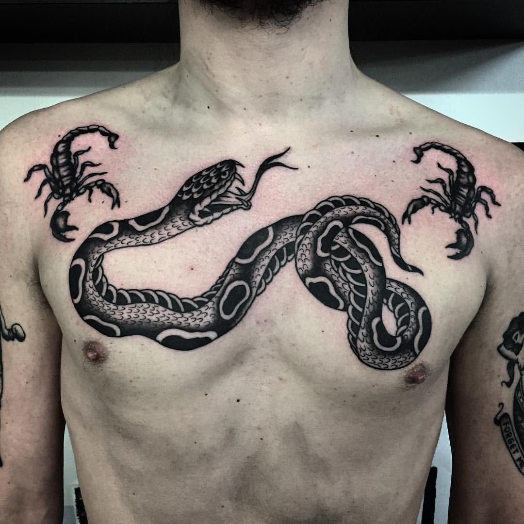 Татуировка змея на плече - 74 фото 24 Татуировка змея на плече - 74 фото 24 тату